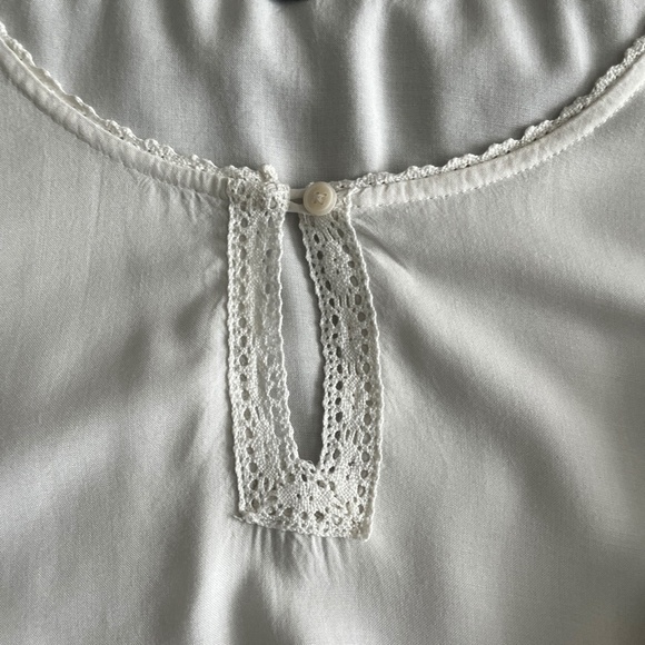 Vintage American Eagle Outfitters Top - Off White - Size M - Picture 6 of 15